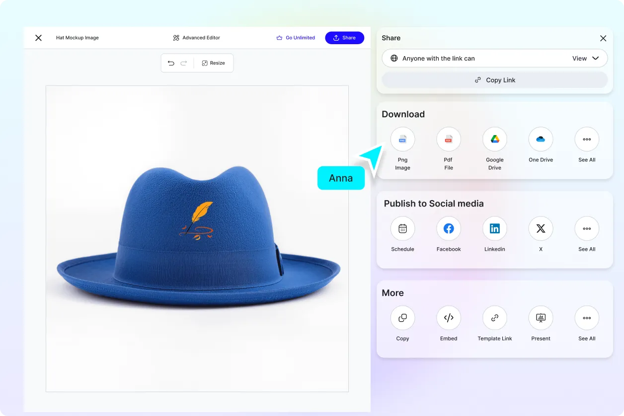 Free AI Hat Mockup Image Generator, Free AI Hat Mockup Maker Online